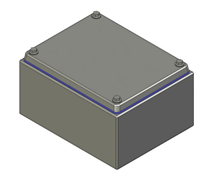 DEH Hygienic Design Klemmenkast ILINOX - 190(B)x150(H)x100(D)mm - DEH06/316A