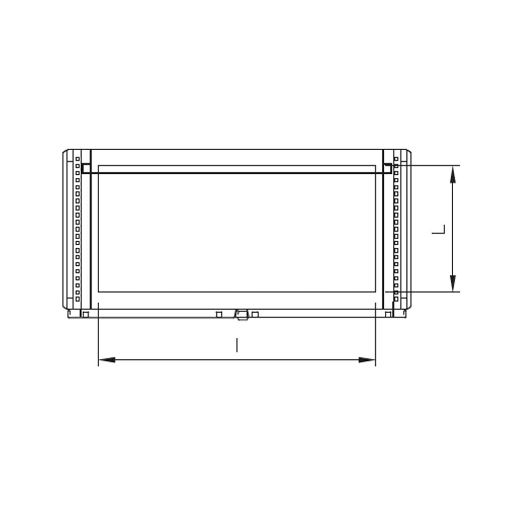 CX-A Vloerstaande kast met dubbele volle deur ILINOX - 1211(B)x1800(H)x600(D)mm - CX1286A