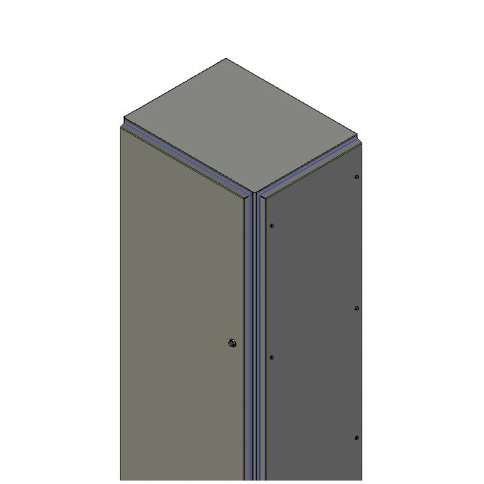 CXH Hygienic design vloerstaande kast ILINOX - 800(B)x1800(2111)(H)x500(D)mm - CXH0885A