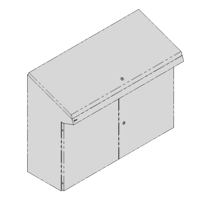 QP Lessenaar ILINOX - 1611(B)x950(H)x400(D)mm - QP1600