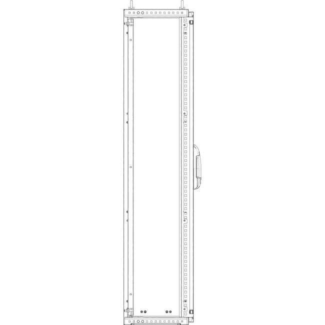 CX-A Vloerstaande kast met venster deur ILINOX - 808(B)x2000(H)x400(D)mm - CXV0804A