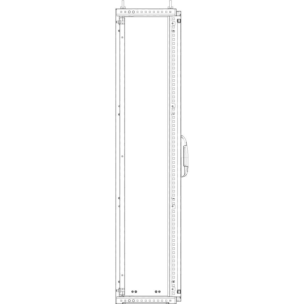 CX-A Vloerstaande kast met venster deur ILINOX - 808(B)x2000(H)x600(D)mm - CXV0806A