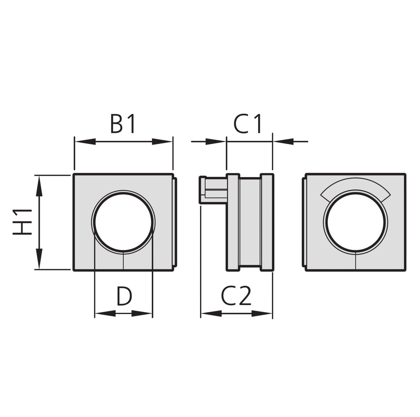 Kabeldoorvoer large PFLITSCH CABseal - CAB GL17