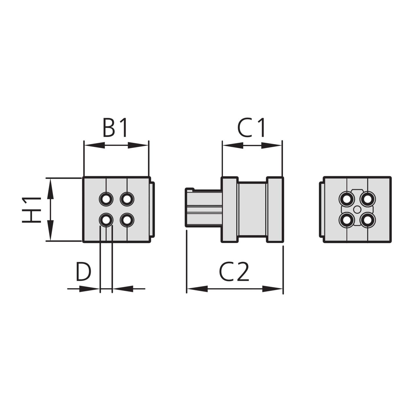 Kabeldoorvoer meervoudig PFLITSCH CABseal - CAB GS4/5