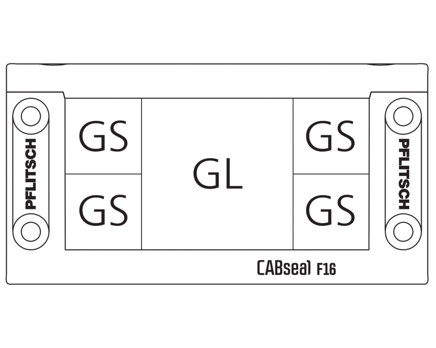 Frame PFLITSCH CABseal - CAB F16