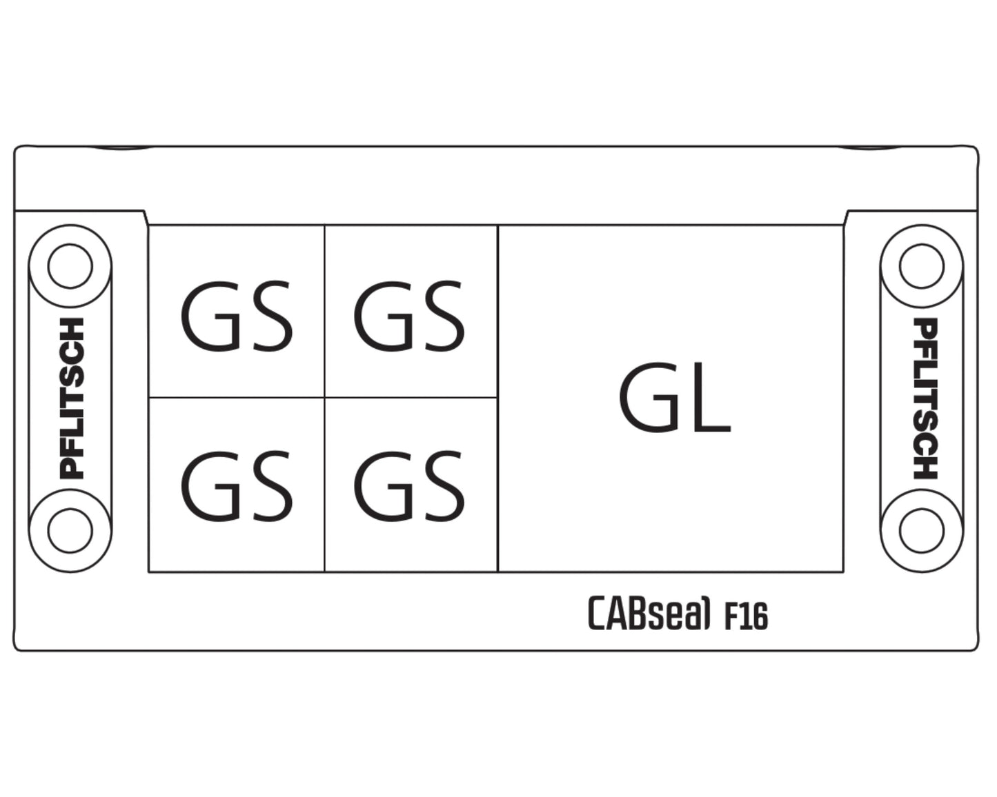 Frame PFLITSCH CABseal - CAB F16