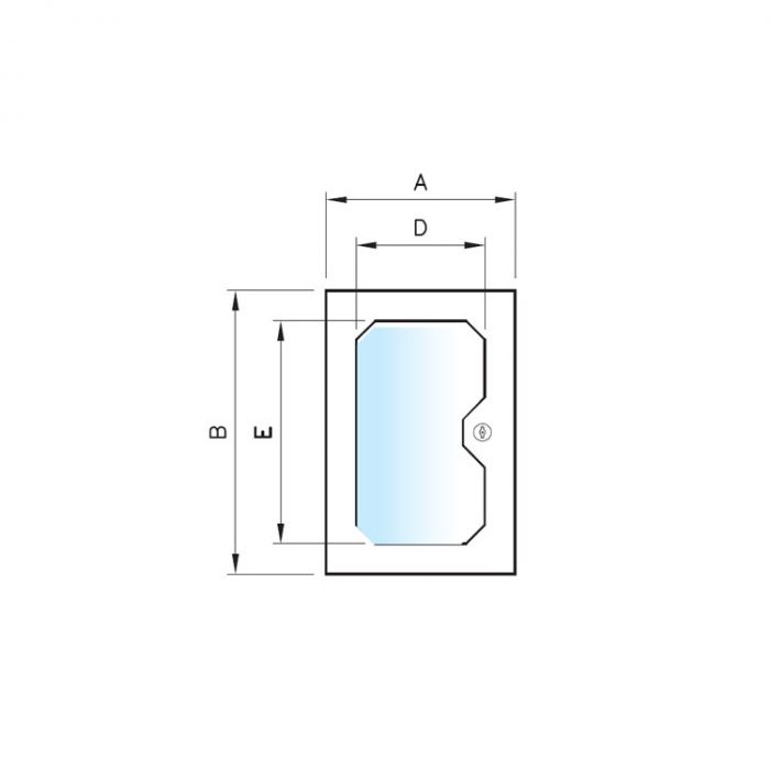 QV Wandkast ILINOX - 300(B)x450(H)x200(D)mm - QV34S/316