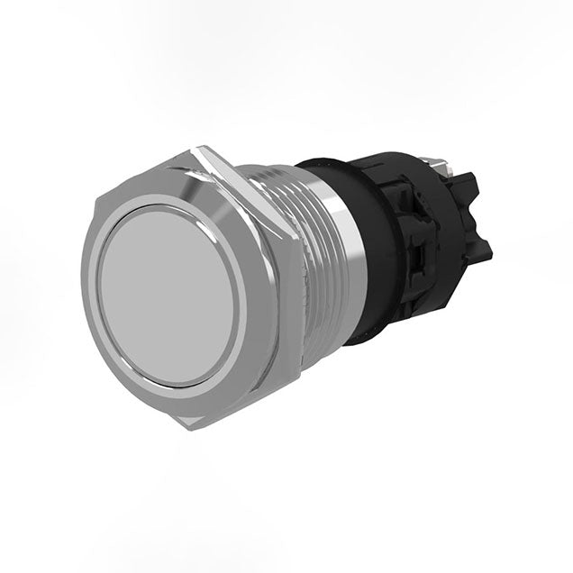 Onverlichte drukknop EAO - ∅ 19 mm Inox 304 24V - 82-5154.2000