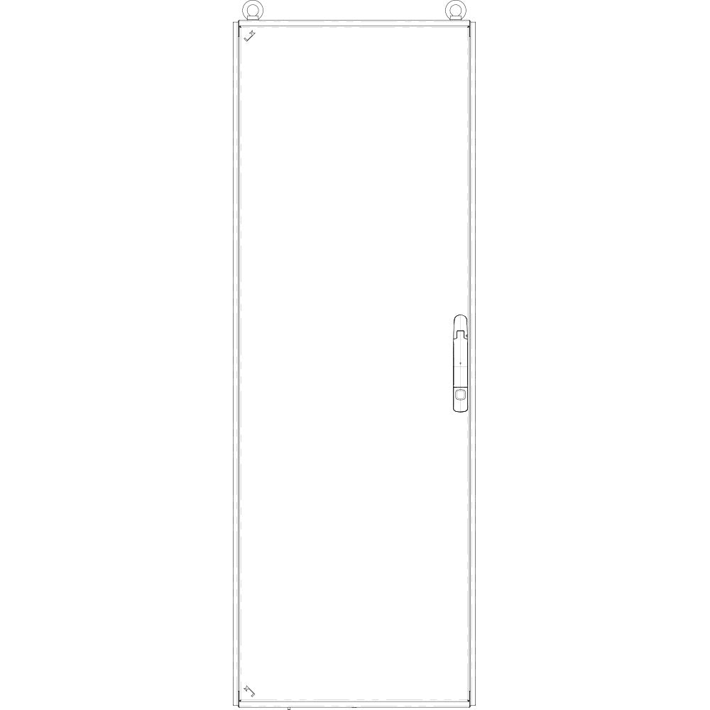 CX-A Vloerstaande kast met volle deur ILINOX - 808(B)x1800(H)x500(D)mm - CX0885A