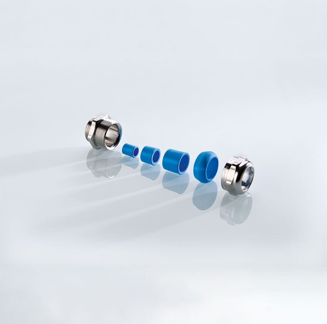 Kabelwartel PFLITSCH blueglobe M25x1,5 meervoudig inzetstuk - bg 225ms.3