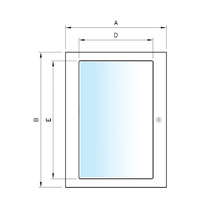 QM Wandkast ILINOX - 590(B)x790(H)x220(D)mm - QM120