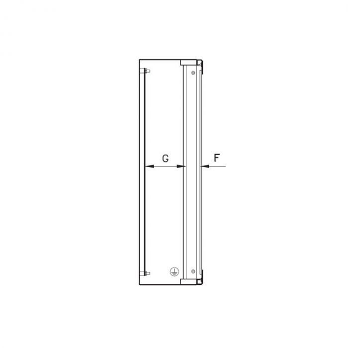 QM Wandkast ILINOX - 590(B)x340(H)x220(D)mm - QM048