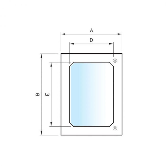 QV Wandkast ILINOX - 300(B)x600(H)x250(D)mm - QV36/304