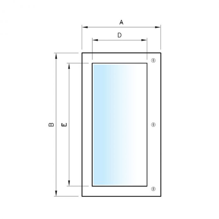 QVP Wandkast ILINOX - 600(B)x1200(H)x400(D)mm - QVP612