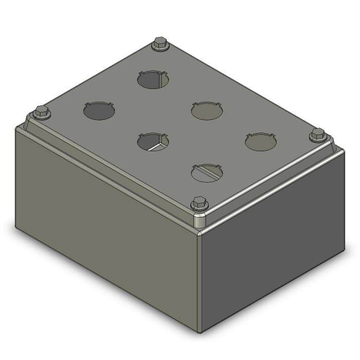 PE Drukknopkast ILINOX - 150(B)x190(H)x100(D)mm - PE06/304A